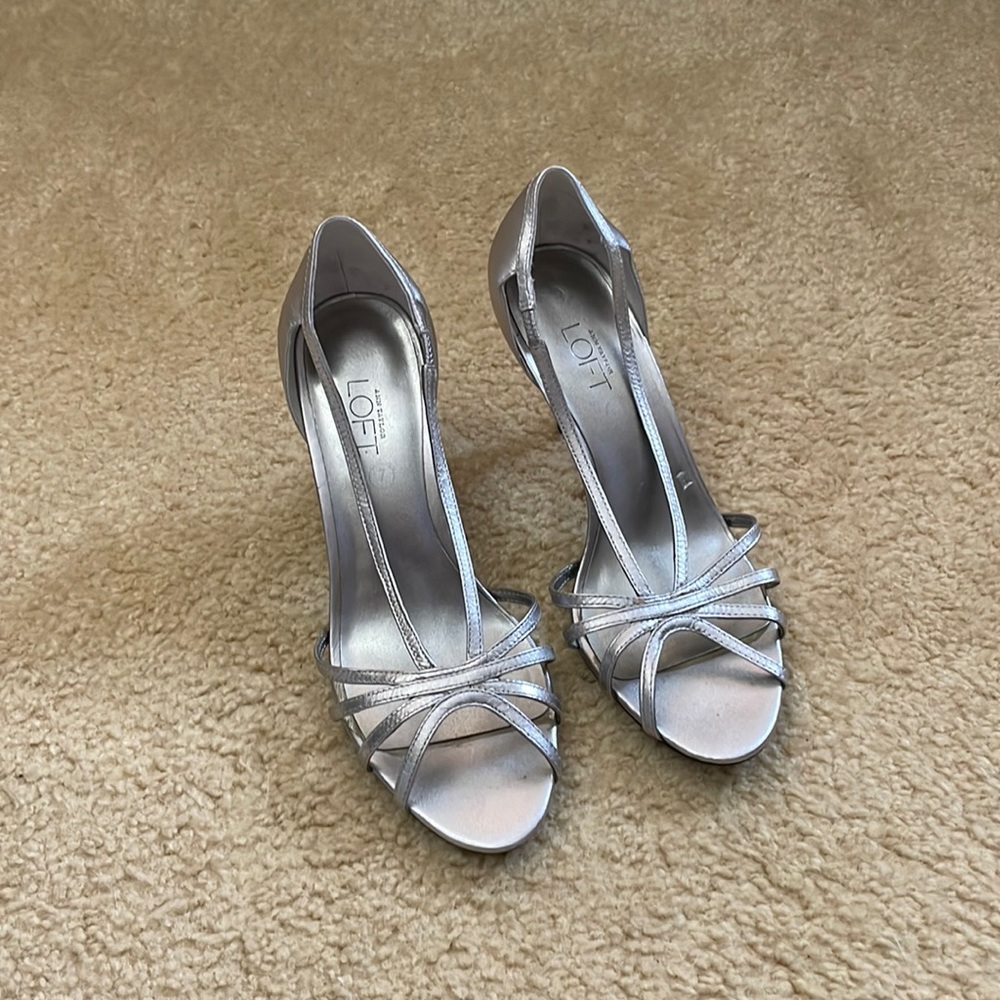 Silver heels